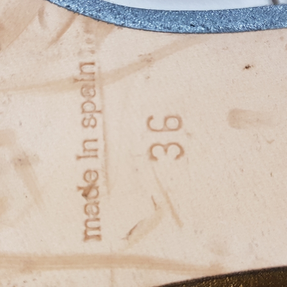 Spanish Leather Elegant Pointy Flats 36 - Picture 11 of 17